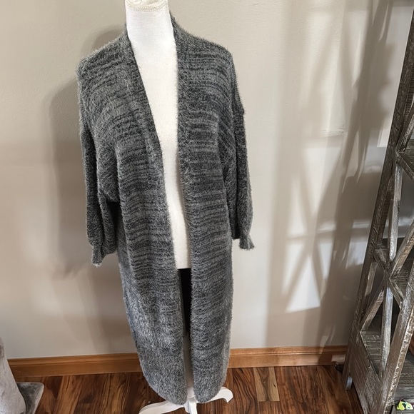 NEW Open-Front Duster Cardigan Sweater - Picture 1 of 6